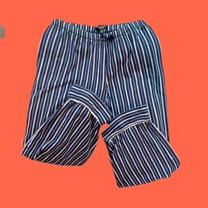 Vera Wang Womens Blue Striped P.J Pants